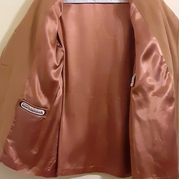 Women's Wool New England Machintosh Beige Peacoat (L) - Picture 12 of 16